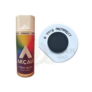 Akçalı 7016 400 ml Antrasit Gri Sprey Boya