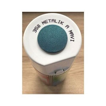 Akçalı Metalik Mavi 358 Simli 400 ml Sprey Boya