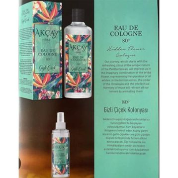 Akçay Sprey 150 ml Gizli Çiçek Kolonyası
