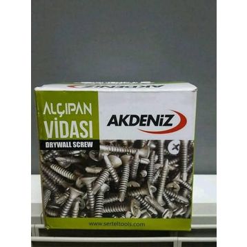 Akdeniz 1000 Adet Alçıpan Vidası