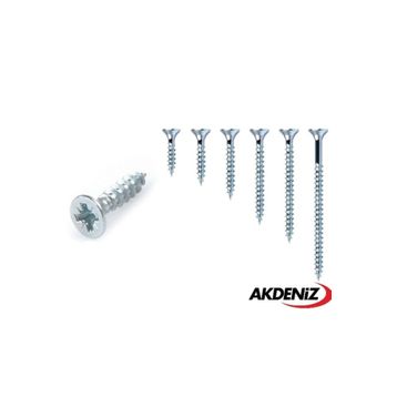 Akdeniz 4.0x30 mm 500 Adet Sunta Vidası