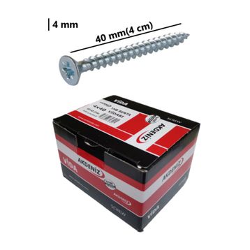 Akdeniz 4x40 mm Sunta Vidası