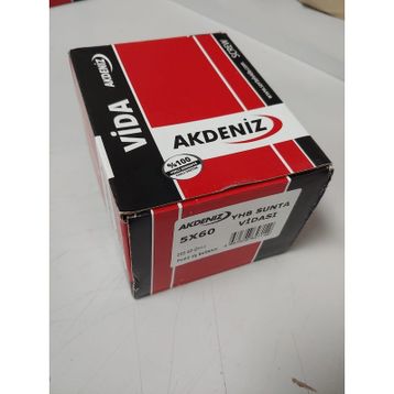 Akdeniz 5.0x60 mm 200 Adet Sunta Vidası