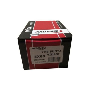 Akdeniz 5x60 mm Sunta Vidası