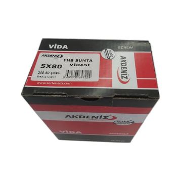 Akdeniz 5x80 mm Sunta Vidası
