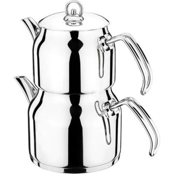 Akdeniz İmaj Orta Metal Kulp Çaydanlık