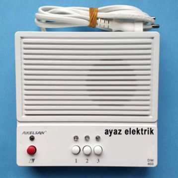 Akelsan DM403 3'lü Çaycı Diafon Merkezi