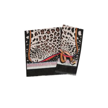 Aker 251K21 Wooltouch Lacivert Etol Eşarp