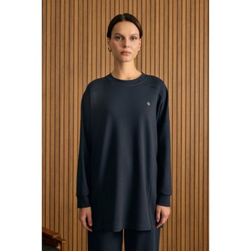 Aker Ekru Beli Lastikli Örme Pantolon