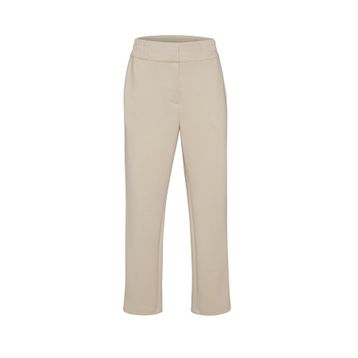 Aker Ekru Beli Lastikli Örme Pantolon