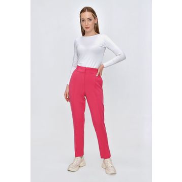 Aker Pembe Beli Lastikli Pantolon