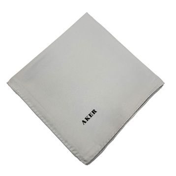Aker Twill Gümüş 971 Düz İpek Eşarp