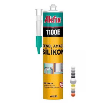 Akfix 1100E 280 gr Genel Amaçlı Silikon