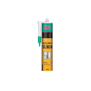 Akfix 1100E 280 gr Şeffaf Genel Amaçlı Silikon