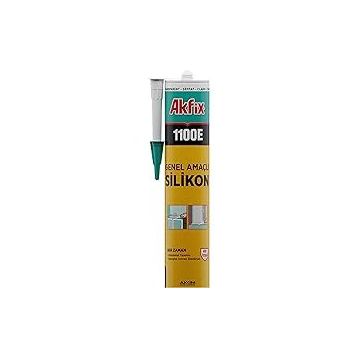 Akfix 1100E 280 gr Siyah Genel Amaçlı Silikon