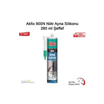 Akfix 900N 280 Nötr Şeffaf Ayna Silikonu