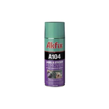Akfix A104 Remover 24 Adet Etiket Sökücü 200 ml Sprey