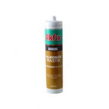 Akfix AA016 AS606 280 ml Gri Silikonize Akrilik Mastik