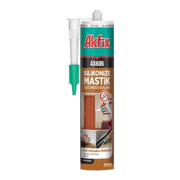 Akfix AA018 AS606 280 ml Krem Silikonize Akrilik Mastik