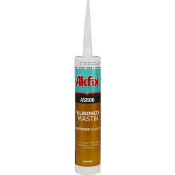 Akfix AS606 500 gr Gri Silikonize Mastik