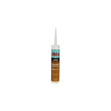 Akfix AS606 Siyah 500 gr Silikonize Mastik