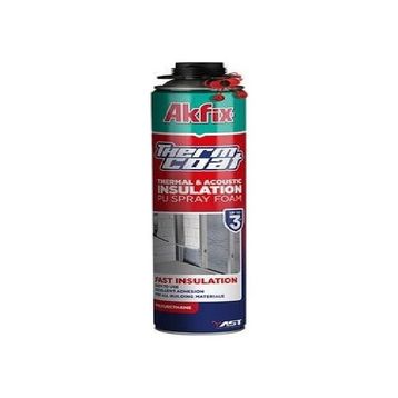 Akfix FA014 Poliüretan Thermcoat Termal Ve Akustik 850 Ml Yalıtım Köpüğü
