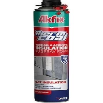 Akfix FA014 Poliüretan Thermcoat Termal Ve Akustik 850 Ml Yalıtım Köpüğü