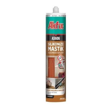 Akfix Gri 500 Gr Silikonize Akrilik Mastik
