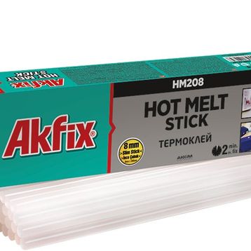 Akfix HM208 GA100 11.2x300 mm 1 kg Şeffaf Mum Silikon Yapıştırıcı