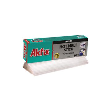 Akfix HM208 GA120 8x300 mm 1 kg Şeffaf İnce Mum Silikon Yapıştırıcı