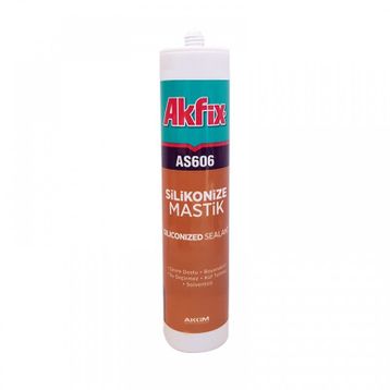 Akfix Kahverengi 500 Gr Silikonize Akrilik Mastik