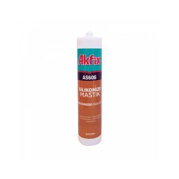 Akfix Kahverengi 500 Gr Silikonize Akrilik Mastik