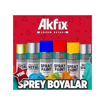 Akfix Mor Akrilik Sprey Boya 400ml SP423061