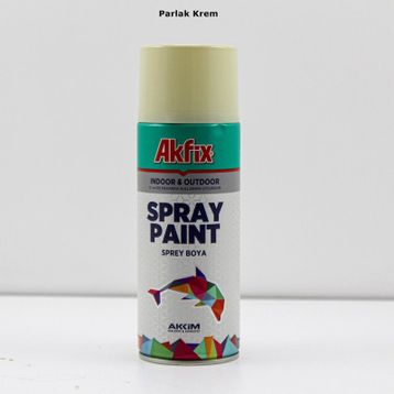 Akfix RAL1015 Parlak Krem Akrilik 400 ml Sprey Boya