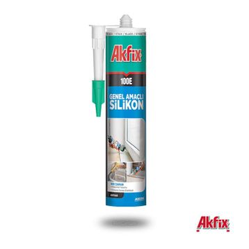 Akfix SA043 100E 280 ml Siyah Silikon