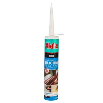 Akfix SA048 100E 280 ml Fildişi Silikon