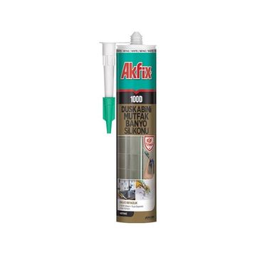 Akfix SA062 100D 310 ml Beyaz Duşakabin Silikonu