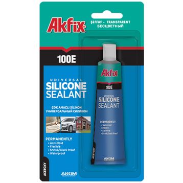 Akfix SA111 100E 50 ml Şeffaf Silikon