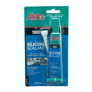 Akfix SA111 100E 50 ml Şeffaf Silikon