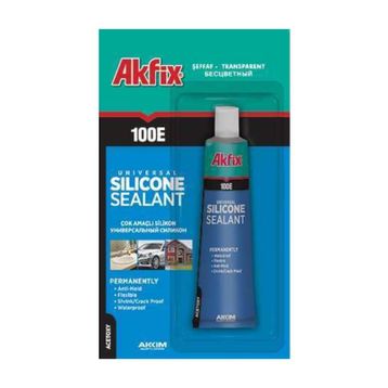 Akfix SA111 100E 50 ml Şeffaf Silikon