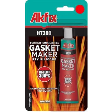Akfix SA113 HT300 50 ml Siyah Yüksek Isı Silikonu