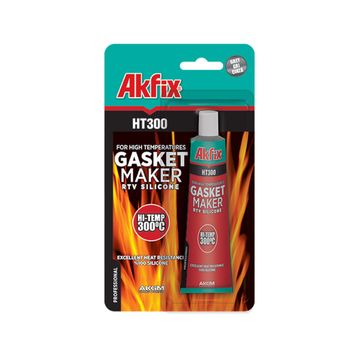Akfix SA215 HT300 Kırmızı 50 ml Tüp Yüksek Isı Silikonu