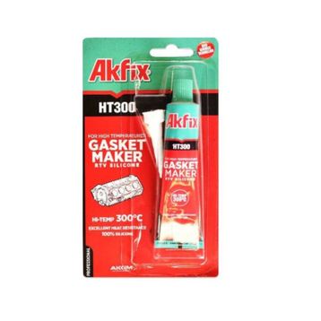 Akfix SA215 HT300 Kırmızı 50 ml Tüp Yüksek Isı Silikonu