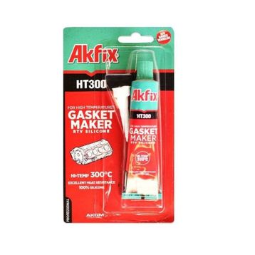 Akfix SA215 HT300 Kırmızı 50 ml Tüp Yüksek Isı Silikonu