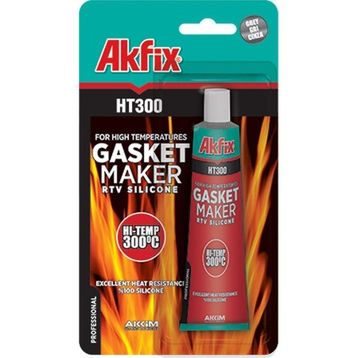 Akfix SA215 HT300 Kırmızı 50 ml Tüp Yüksek Isı Silikonu