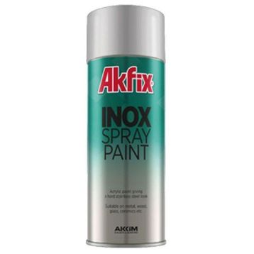 Akfix SP423215 400 ml İnox Çelik Efekt Sprey Boya