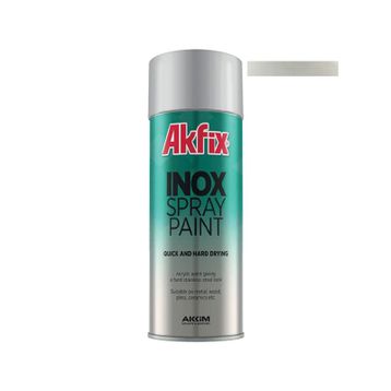 Akfix SP423215 400 ml İnox Çelik Efekt Sprey Boya