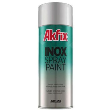 Akfix SP423215 400 ml İnox Çelik Efekt Sprey Boya