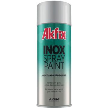 Akfix SP423215 400 ml İnox Çelik Efekt Sprey Boya