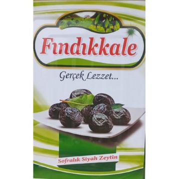 Akhisar 10 kg Fındıkkale Yağlı Sele Siyah Zeytin